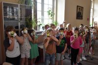 Przedszkolaki na zajęciach bibliotecznych w ramach Ogólnopolskiego Tygodnia Czytania Dzieciom.