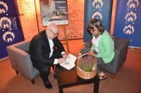 Uczestnicy spotkania z Maciejem Siembiedą