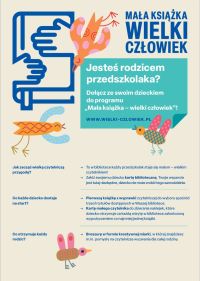 Informator dla rodziców o akcji ,,Mała książka - wielki człowiek"