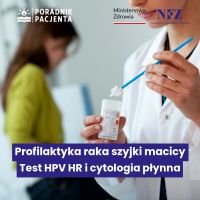 Plakat dotyczący profilaktyki raka szyjki macicy