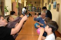 Uczestnicy Eksperymentalnej soboty w bibliotece