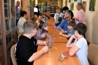 Uczestnicy Eksperymentalnej soboty w bibliotece