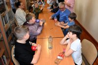 Uczestnicy Eksperymentalnej soboty w bibliotece