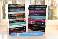 Okładki książek pisanych z serii Wielkie Litery.