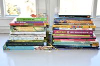 Książki na parapecie