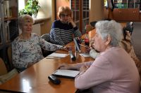 Uczestniczki spotkania KULTURYstyka UMYSŁOWA dla seniorów