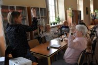 Uczestniczki spotkania KULTURYstyka UMYSŁOWA dla seniorów