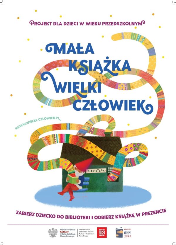 Plakat Mała książka-wielki człowiek