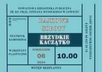 Zaproszenie na Bajkową sobotę w bibliotece