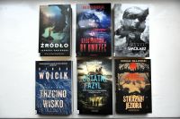 okładki książek- nowości dostępnych w bibliotece