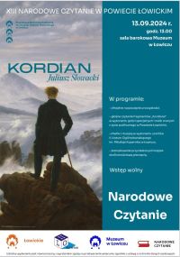 Plakat promujący Narodowe Czytanie