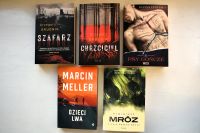 Okładki nowych książek w bibliotece