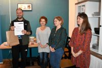 Uczestnicy jubileuszowego spotkania Dyskusyjnego Klubu Książki