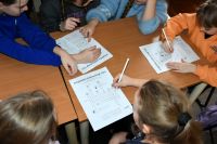Dzieci, które brały udział w warsztatach detektywistycznych