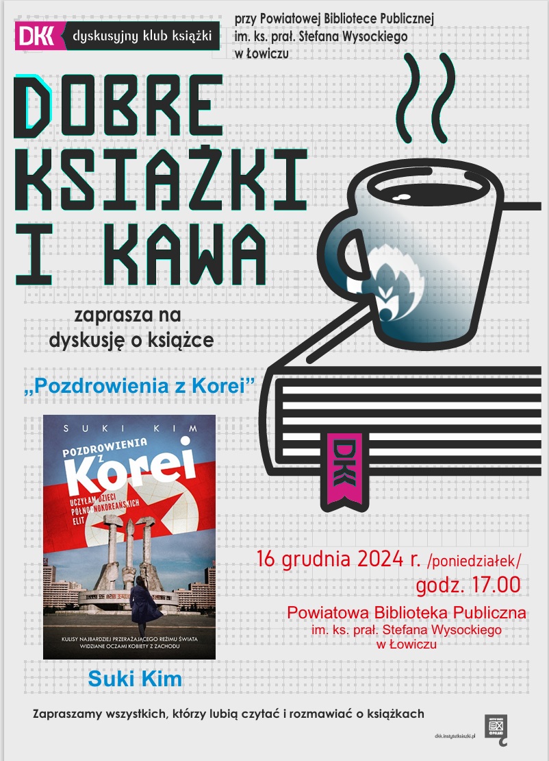 Plakat informujący o spotkaniu DKK